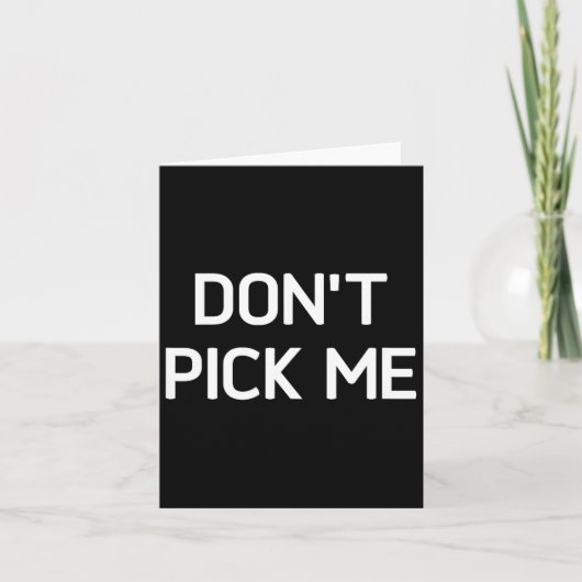 Carte Don't Ck Me, Funny, Jokes, Sarcastic (Devant)