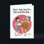 Carte Don't Fret 50th Birthday<br><div class="desc">Funny 50th Birthday Greeting Card for a woman who is turning 50 years old</div>