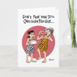 Carte Don't Fret 50th Birthday<br><div class="desc">Funny 50th Birthday Greeting Card for a woman who is turning 50 years old</div>