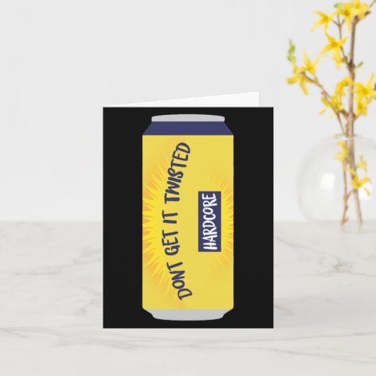 Carte Dont Get It Twisted Tee Tea Meme Long Sleeve  (Fleur jaune)