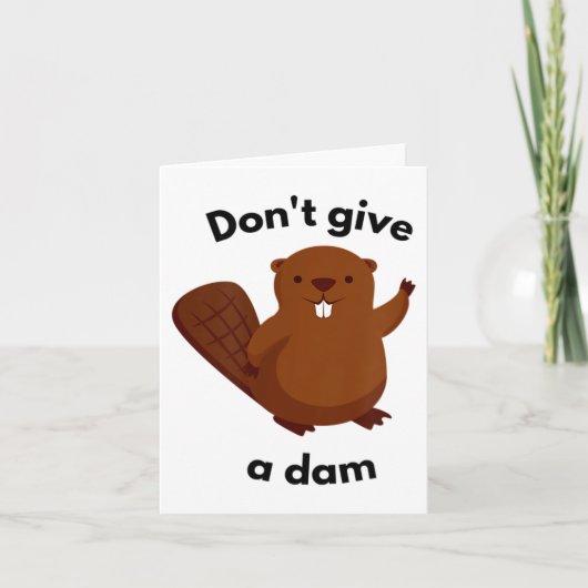 Carte Don't Give A Dam  (Devant)