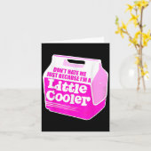 Carte Don't Hate Me Just Because I'm A Little-cooler  (Fleur jaune)