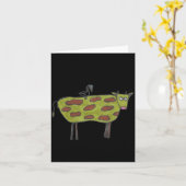 Carte Dont Have A Cow Man  (Fleur jaune)