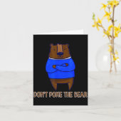 Carte Don't Ke The Bear Gift (Fleur jaune)