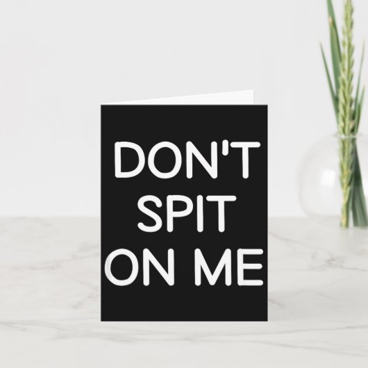 Carte Don't St On Me, Funny, Jokes, Sarcastic Sayings  (Devant)
