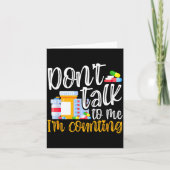 Carte Dont Talk To Me Im Counting Funny Pharmacy Tech  (Devant)