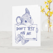 Carte Don't Test On Me Card (Fleur jaune)