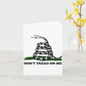 Carte Don't Tread On Me 2nd Amendment Patriotic New Nove (Fleur jaune)
