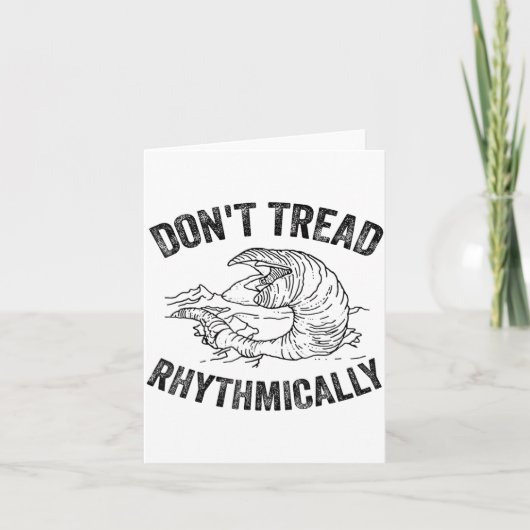 Carte Don't Tread Rhythmically Apparel For Men Women  (Devant)