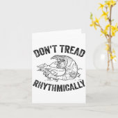 Carte Don't Tread Rhythmically Apparel For Men Women  (Fleur jaune)