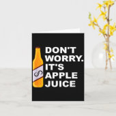 Carte Don't Worry It's Juice Apparel  (Fleur jaune)