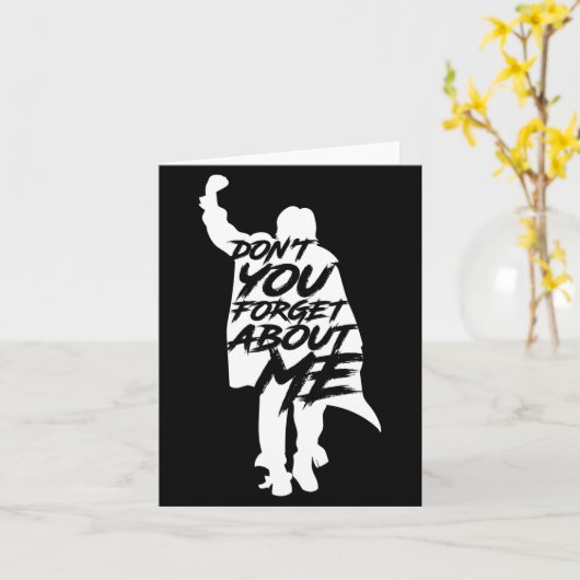 Carte Don't You Forget About Me Long Sleeve (Fleur jaune)