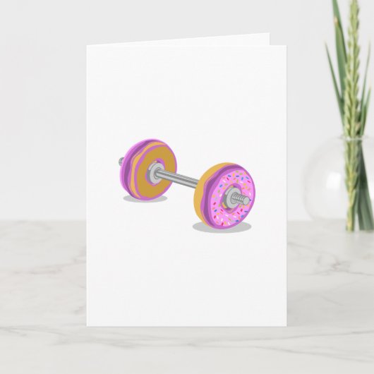 Carte Donut Barbell (Devant)