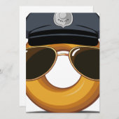 Carte Donut de la police (Devant / Derrière)