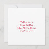 Carte Donut et café roses | Rester en contact (Dos)