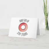 Carte "Donut Giveup Stay Strong" (Devant)