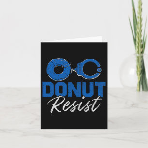 Carte Donut résiste à l'amusante police policière de la