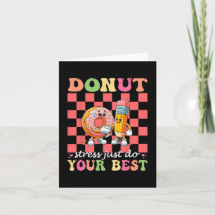 Carte Donut Stress Faites simplement votre meilleur jour