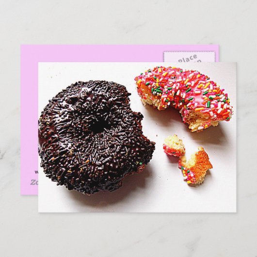 Carte Donuts (Devant / Derrière)
