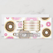 Carte Donuts Pink & Brown Sprinkings Certificat cadeau (Dos)