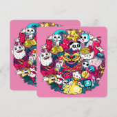 Carte Doodart japonais (Devant / Derrière)