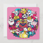 Carte Doodart japonais (Dos)