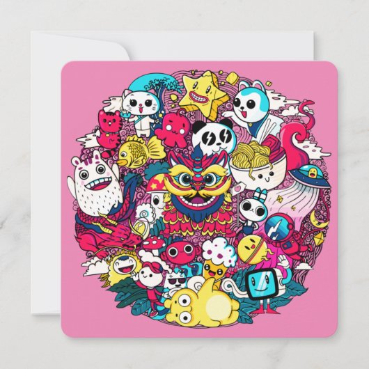 Carte Doodart japonais (Devant)