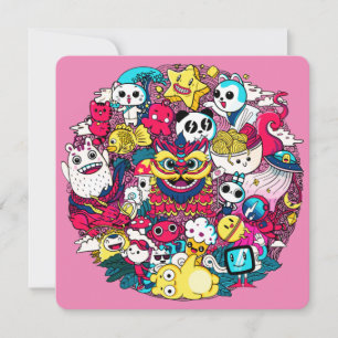 Carte Doodart japonais