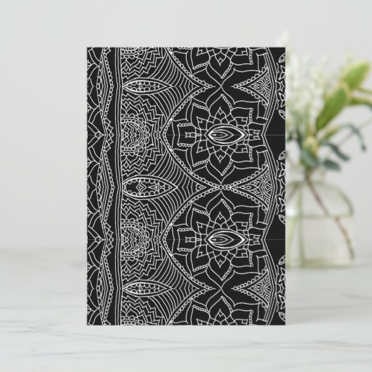 Carte Doodle (Debout devant)