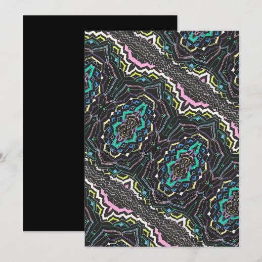 Carte Doodle (Devant / Derrière)