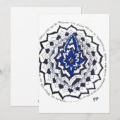 Carte Doodle (Devant / Derrière)