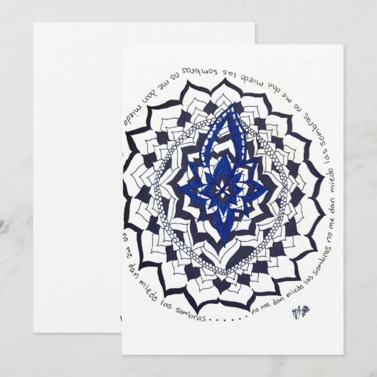 Carte Doodle (Devant / Derrière)