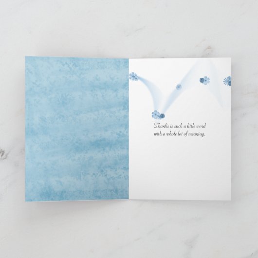 Carte doodle daisy merci (Intérieur)