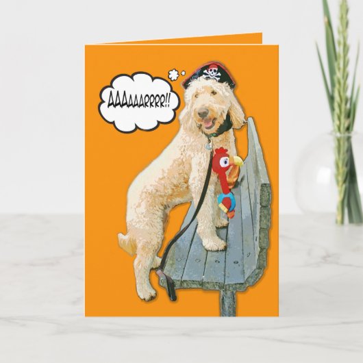 Carte Doodle Days Comics Halloween Pirate (Devant)