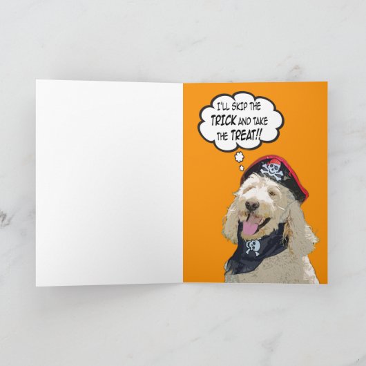 Carte Doodle Days Comics Halloween Pirate (Intérieur)