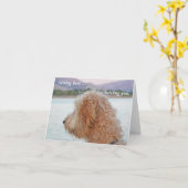 Carte Doodle d'or - Vous manquez Carte pour notes (Fleur jaune)