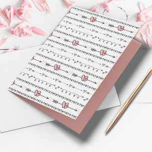 Carte Doodles de la Saint-Valentin