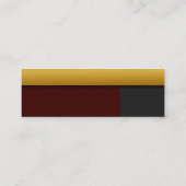 Carte d'or de profil de frontière (Dos)