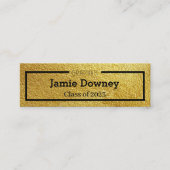 Carte d'or moderne et élégante (Devant)