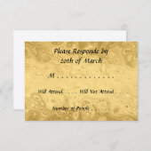 Carte d'or RSVP (Devant / Derrière)