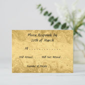 Carte d'or RSVP (Debout devant)
