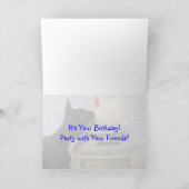 Carte Dora's Birthday Party - Chat / Kitten Birthday Car (Intérieur)