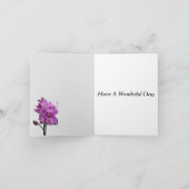Carte d'orchidée modifiable pour le 28e anniversai (Intérieur)