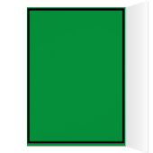 Carte d'orchidées Cymbidium Vert (Intérieur (Gauche))