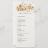 Carte d'ordre de service à la florale de mouton ve (Devant)