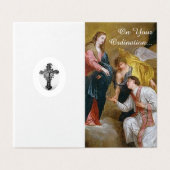 Carte d'ordre sacerdotale (Outside Unfolded)