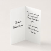 Carte d'ordre sacerdotale (Inside)