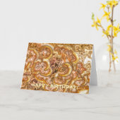 CARTE DORÉ (Fleur jaune)