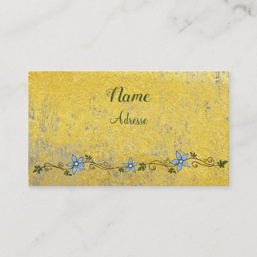 Carte dorée (Devant)