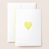 Carte Dorée 21e anniversaire applaudit à 21 ans photo (Derrière avec enveloppe)